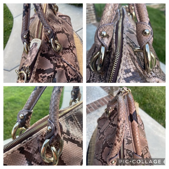 BALLY Python Top Handle Crossbody Bag - Picture 13 of 15